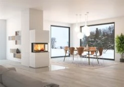 Kaminbausatz Nordpeis MONACO HIGH BASE IR Super Max, 8 KW -Kamin Heizgeräte 107e2602e2ef727c78b81e3f3bc6b09a