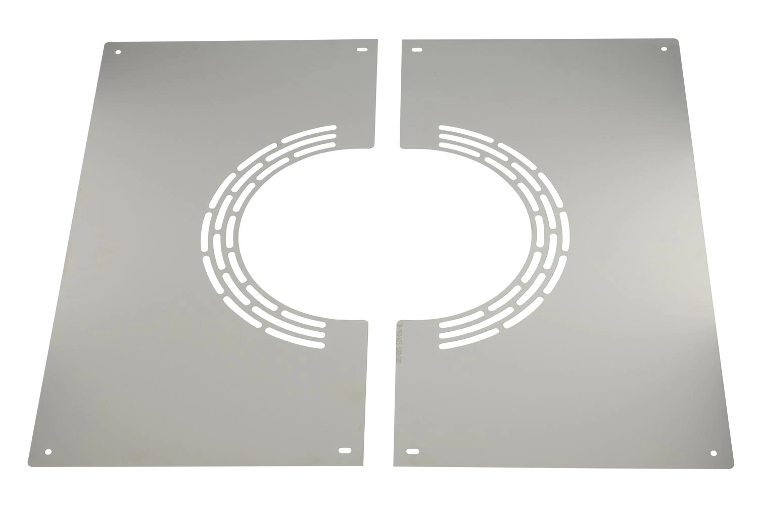 EKA Blende Zweiteilig Mit Luftschlitzen, Edelstahl 3 EKA Blende Zweiteilig Mit Luftschlitzen, Edelstahl