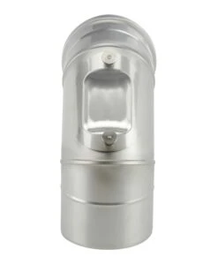 Schornstein Winkel 90° Einwandig Mit Prüföffnung - Eka Complex E -Kamin Heizgeräte 118 1