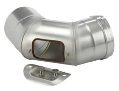 Schornstein Winkel 93° Einwandig Mit Prüföffnung - Eka Complex E 10 Schornstein Winkel 93° Einwandig Mit Prüföffnung - Eka Complex E -Kamin Heizgeräte 121 2