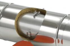 Schornsteinrohr Edelstahl 540 Mm Doppelwandig Mit Prüföffnung - Eka Complex D 25 -Kamin Heizgeräte 1211 4