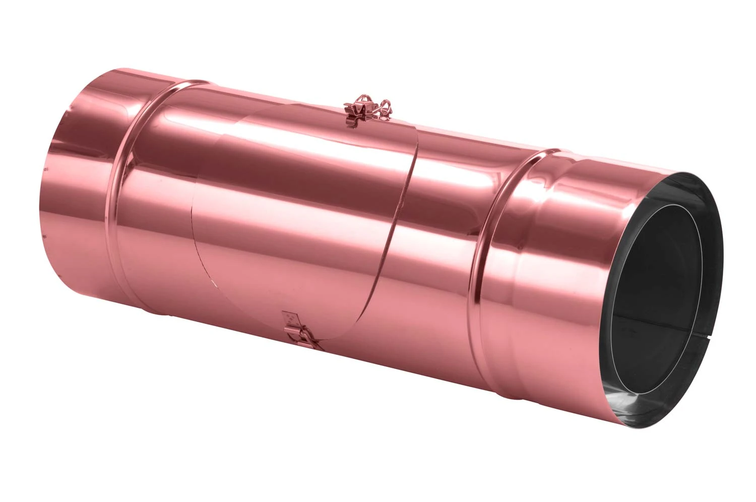 Schornsteinrohr 540 Mm Doppelwandig Mit Prüföffnung Verkupfert - Eka Complex D 25 5 Schornsteinrohr 540 Mm Doppelwandig Mit Prüföffnung Verkupfert - Eka Complex D 25 – Bild 3