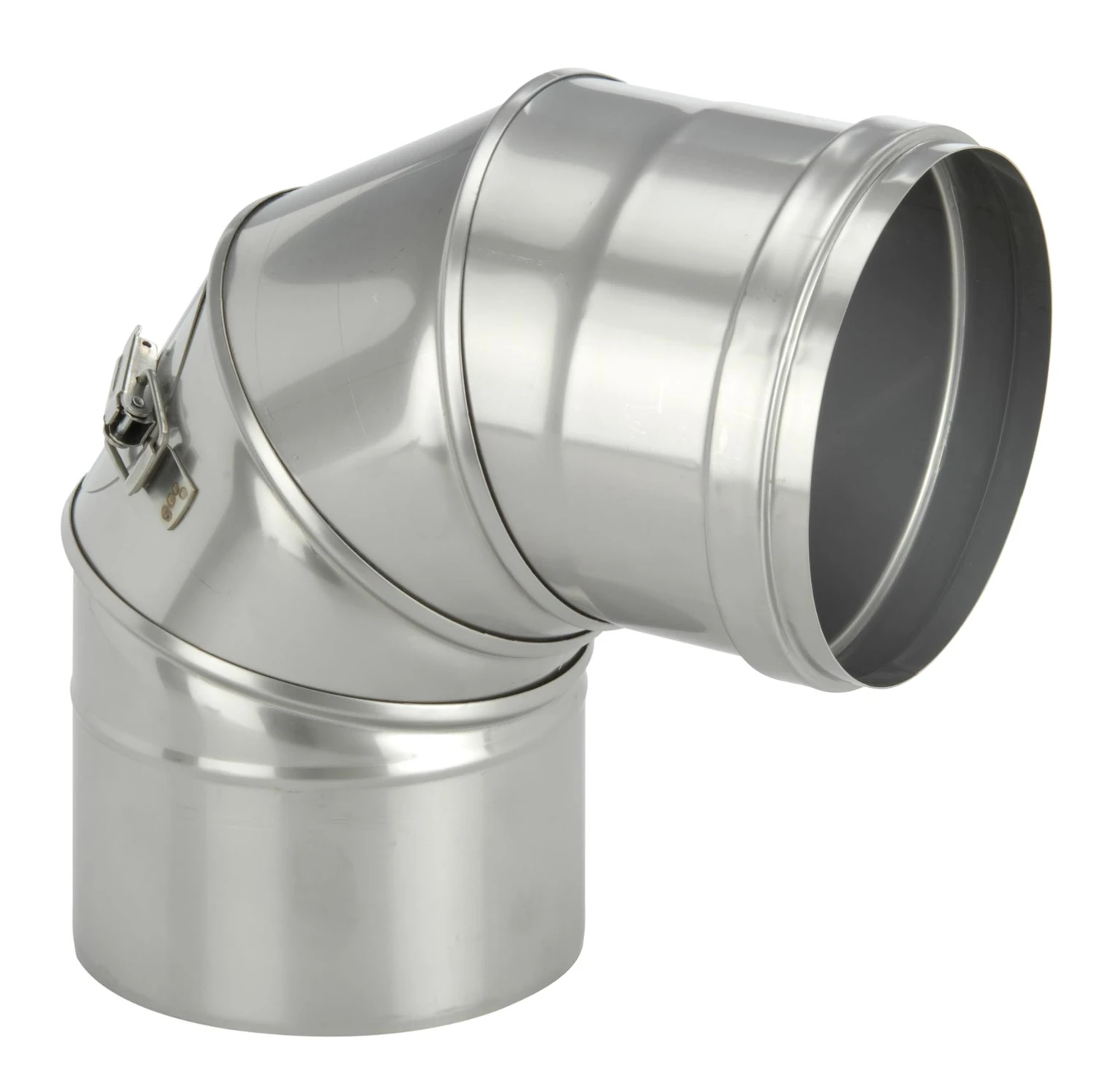 Schornstein Winkel 0-90° Einwandig Mit Prüföffnung - Eka Complex E 3 Schornstein Winkel 0-90° Einwandig Mit Prüföffnung - Eka Complex E