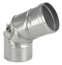 Schornstein Winkel 0-90° Einwandig Mit Prüföffnung - Eka Complex E 10 Schornstein Winkel 0-90° Einwandig Mit Prüföffnung - Eka Complex E -Kamin Heizgeräte 124 1