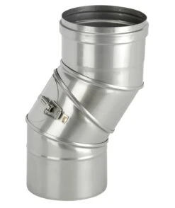 Schornstein Winkel 0-90° Einwandig Mit Prüföffnung - Eka Complex E 11 Schornstein Winkel 0-90° Einwandig Mit Prüföffnung - Eka Complex E -Kamin Heizgeräte 124 2