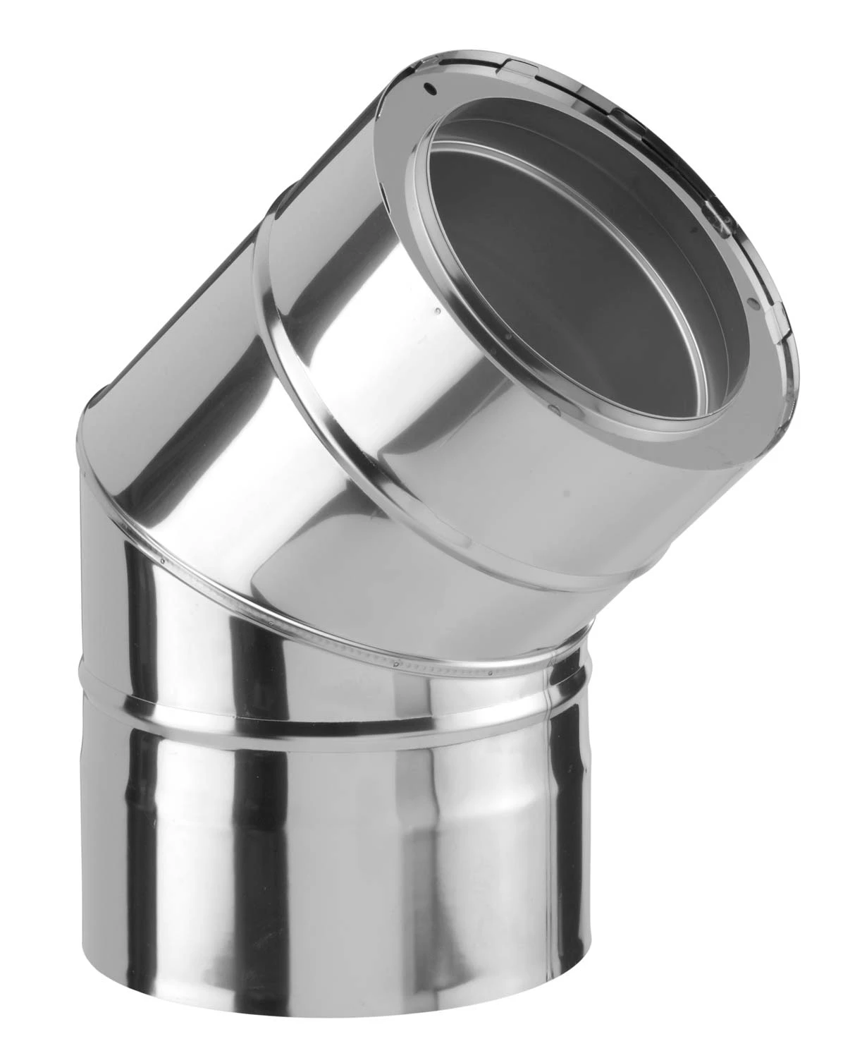 Schornstein Winkel 45° Doppelwandig - Eka Complex D 25 3 Schornstein Winkel 45° Doppelwandig - Eka Complex D 25