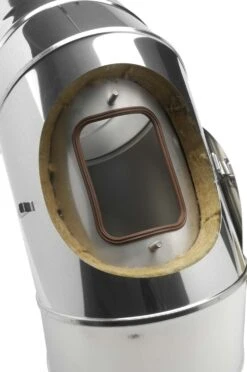 Schornstein Winkel 90° Doppelwandig Mit Prüföffnung - Eka Complex D 25 14 Schornstein Winkel 90° Doppelwandig Mit Prüföffnung - Eka Complex D 25 -Kamin Heizgeräte 129 4