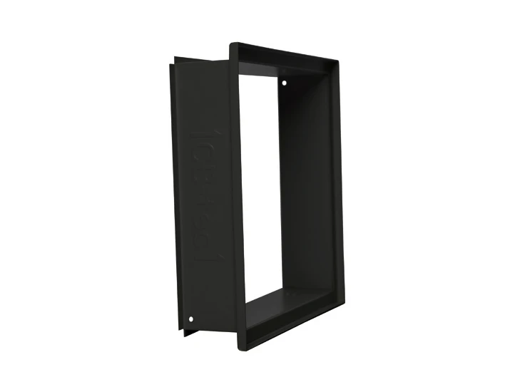 Einbaurahmen Für Lüftungsgitter Putzbündig Schwarz 3 Einbaurahmen Für Lüftungsgitter Putzbündig Schwarz