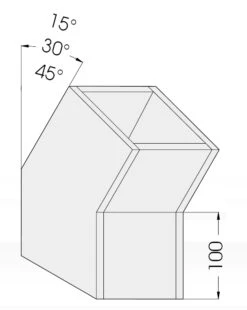 F90 Schacht Bogenelement 30° Aus Kalziumsilikat-Platten - Eka L90 Compact 9 F90 Schacht Bogenelement 30° Aus Kalziumsilikat-Platten - Eka L90 Compact -Kamin Heizgeräte 1636 1