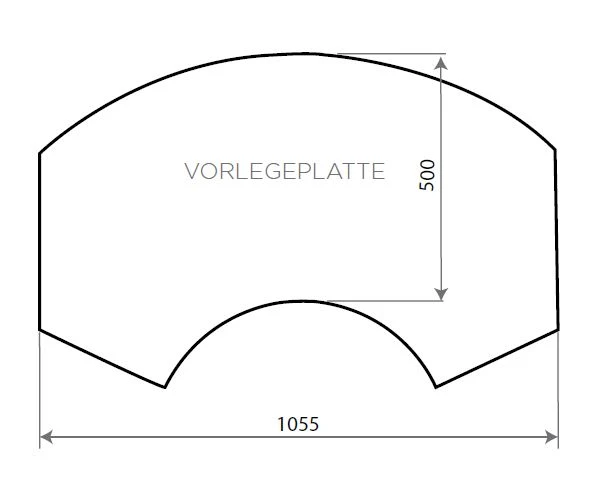 Vorlegeplatte ESG Klarglas Nordpeis Kaminbausatz Ronda / Ronda 160 3 Vorlegeplatte ESG Klarglas Nordpeis Kaminbausatz Ronda / Ronda 160