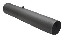Teleskop-Rauchrohr Stahl 590-900 Mm Schwarz -Kamin Heizgeräte 1842 1