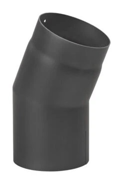 Rauchrohrbogen Stahl 22° Schwarz