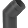 Rauchrohrbogen Stahl 45° Schwarz 1 Rauchrohrbogen Stahl 45° Schwarz -Kamin Heizgeräte 1851 0