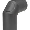 Rauchrohrbogen Stahl 2x 45° Schwarz Mit Tür 1 Rauchrohrbogen Stahl 2x 45° Schwarz Mit Tür -Kamin Heizgeräte 1856 0