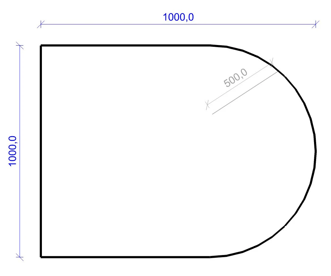 Kamin Bodenplatte, 2 Mm Stahl, Rundbogen 1000 X 1000 Mm, Schwarz 5 Kamin Bodenplatte, 2 Mm Stahl, Rundbogen 1000 X 1000 Mm, Schwarz – Bild 3