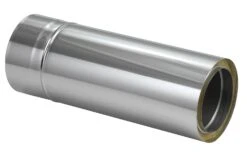 Schornsteinrohr Edelstahl 540 Mm Doppelwandig Kürzbar - Eka Complex D 25 -Kamin Heizgeräte 212 2