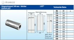 Schornsteinrohr Edelstahl 360 Mm Doppelwandig Kürzbar - Eka Complex D 25 11 Schornsteinrohr Edelstahl 360 Mm Doppelwandig Kürzbar - Eka Complex D 25 -Kamin Heizgeräte 213 3