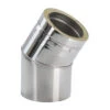 Schornstein Winkel 30° Doppelwandig - Eka Cosmos D 25 2 Schornstein Winkel 30° Doppelwandig - Eka Cosmos D 25 -Kamin Heizgeräte 2200 150 b30st