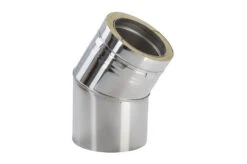 Schornstein Winkel 30° Statisch Doppelwandig - Eka Cosmos D 25