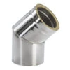 Schornstein Winkel 45° Doppelwandig - Eka Cosmos D 25 2 Schornstein Winkel 45° Doppelwandig - Eka Cosmos D 25 -Kamin Heizgeräte 2200 150 b45