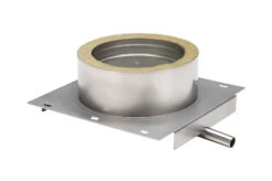 Konsolplatte Mit Ablauf Edelstahl Doppelwandig Design - Eka Cosmos D 25