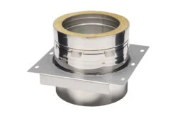 Konsolplatte Zwischenstütze Edelstahl Doppelwandig Design - Eka Cosmos D 25