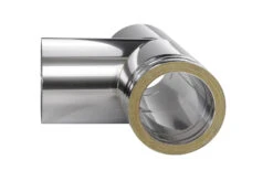 Feuerungsanschluss 90° Design Hochtemperatur Edelstahl Doppelwandig - Eka Cosmos D 25 12 Feuerungsanschluss 90° Design Hochtemperatur Edelstahl Doppelwandig - Eka Cosmos D 25 -Kamin Heizgeräte 2200 150 f90h 2 0