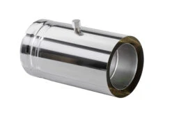 Schornsteinrohr Edelstahl 360 Mm Doppelwandig Mit Messstutzen - Eka Cosmos D 25 16 Schornsteinrohr Edelstahl 360 Mm Doppelwandig Mit Messstutzen - Eka Cosmos D 25 -Kamin Heizgeräte 2200 150 lm liegend 2