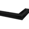 Eck-Luftleiste Für Heizeinsätze Kurzer Schenkel Links Schwarz -Kamin Heizgeräte 2266 0