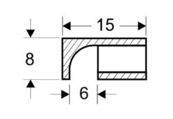 Luftleiste Aus Keramik Für Heizeinsätze Kaltluft -Kamin Heizgeräte 2284 1