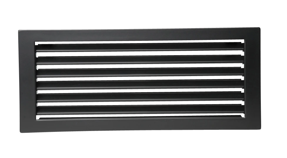 Kaltluftgitter Stahl Schwarz 5 Kaltluftgitter Stahl Schwarz – Bild 3