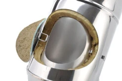 Schornstein Winkel 45° Doppelwandig Mit Prüföffnung - Eka Complex D 25 -Kamin Heizgeräte 2333 3