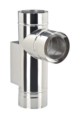 Kombibauteil Hochtemperatur Edelstahl Doppelwandig - Eka Complex D 25 -Kamin Heizgeräte 2337 1