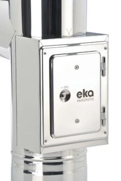 Kombibauteil Hochtemperatur Edelstahl Doppelwandig - Eka Complex D 25 -Kamin Heizgeräte 2337 2