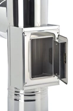 Kombibauteil Hochtemperatur Edelstahl Doppelwandig - Eka Complex D 25 -Kamin Heizgeräte 2337 3