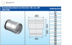 Kesselanschluss Edelstahl Einwandig - Eka Complex E -Kamin Heizgeräte 235 1