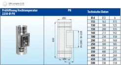 Prüföffnung Hochtemperatur Edelstahl Doppelwandig - Eka Complex D 25 -Kamin Heizgeräte 246ff7fbf719dfca7686cc5bacd7d4de