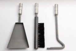 Kaminbesteck Holzfachtür TermaTech, Schwarz -Kamin Heizgeräte 2489 1589a8