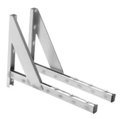 Wandkonsole Verstellbar 50-250 Mm Edelstahl Doppelwandig - Eka Complex D 25