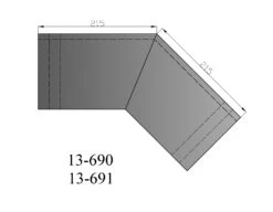 Hitzeschild Doppelwandig Für Rauchrohrbogen Stahl 45° Ø 150 Mm Schwarz 8 Hitzeschild Doppelwandig Für Rauchrohrbogen Stahl 45° Ø 150 Mm Schwarz -Kamin Heizgeräte 2949 2
