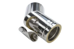 Schornstein Winkel 45° Mit Prüföffnung Doppelwandig - Eka Cosmos D 25 -Kamin Heizgeräte 2ea0fd6c6748b49c6924a32a719d21c3
