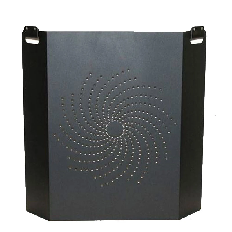 Kamingitter Mit Lochmuster Lienbacher, Schwarz 4 Kamingitter Mit Lochmuster Lienbacher, Schwarz – Bild 2