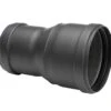 Steckverbinder, Reduzierung, Steckende-Steckende Für Pelletrohr Schwarz 1 Steckverbinder, Reduzierung, Steckende-Steckende Für Pelletrohr Schwarz -Kamin Heizgeräte 3452 0