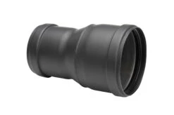 Steckverbinder, Reduzierung, Steckende-Steckende Für Pelletrohr Schwarz