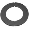 Wandrosette Rauchrohr Stahl Zweiteilig Randbreite 52 Mm Ø 155 Mm Schwarz -Kamin Heizgeräte 3457 0