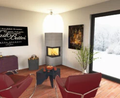 Brunner Kaminbausatz Systemkamin BSK 09 Eck Kamin Drehtür, 8 KW -Kamin Heizgeräte 3679891f9ce377fb6b32d568922fb958