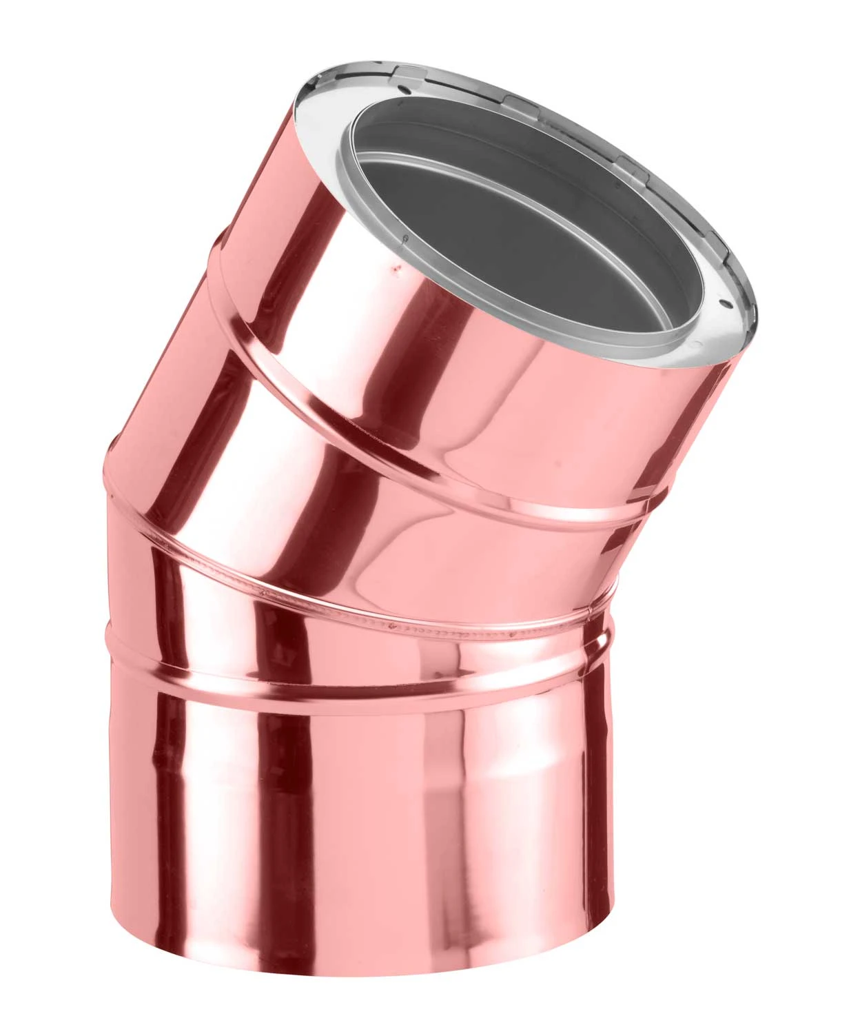 Schornstein Winkel 15° Doppelwandig Verkupfert - Eka Complex D 50 3 Schornstein Winkel 15° Doppelwandig Verkupfert - Eka Complex D 50