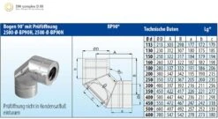Schornstein Winkel 90° Doppelwandig Mit Prüföffnung Verkupfert - Eka Complex D 50 15 Schornstein Winkel 90° Doppelwandig Mit Prüföffnung Verkupfert - Eka Complex D 50 -Kamin Heizgeräte 3915 5
