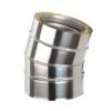 Schornstein Winkel 15° Doppelwandig - Eka Chromos D 25 2 Schornstein Winkel 15° Doppelwandig - Eka Chromos D 25 -Kamin Heizgeräte 3920 0