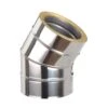 Schornstein Winkel 30° Doppelwandig - Eka Chromos D 25 1 Schornstein Winkel 30° Doppelwandig - Eka Chromos D 25 -Kamin Heizgeräte 3921 0